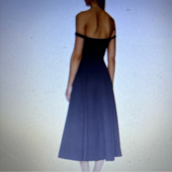 Free People X Revolve Alina Midi Dress Women 10 Modern 50's Formal Flair NEW - Picture 13 of 13